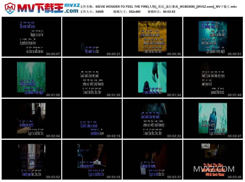 SIEVIE WONDER-TO FEEL THE FIRE(人物)_英语_流行歌曲_MC803050
